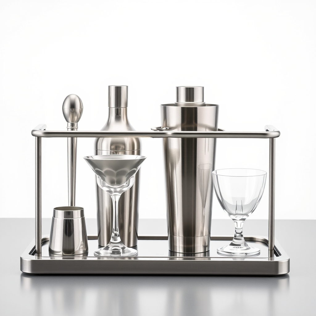 Kit bar inox para profissionais